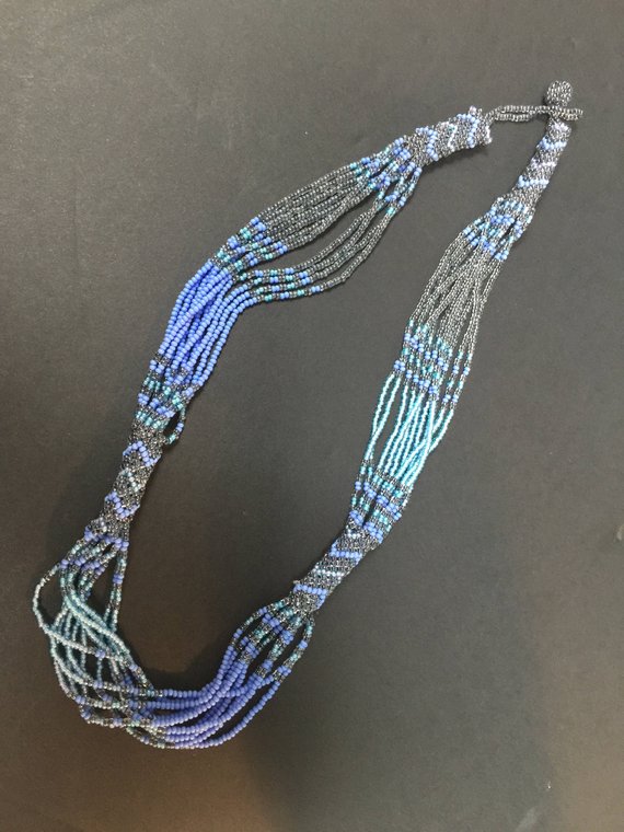 beaded-african-necklace-blue