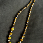 Tigers eye/freshwater pearls/magnetic clasp Necklace