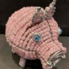 Pinky Beaded Pig