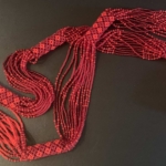 Very LongBeaded Necklace -Multi-Strand/Plaited -