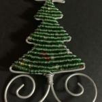 Beaded Hanging Christmas Decoration