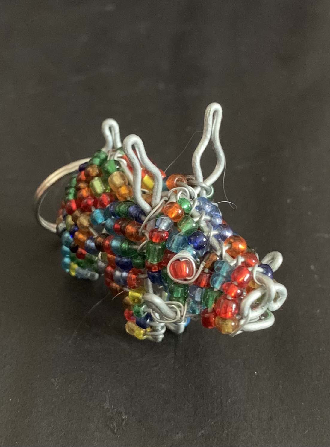 Beaded Key Ring