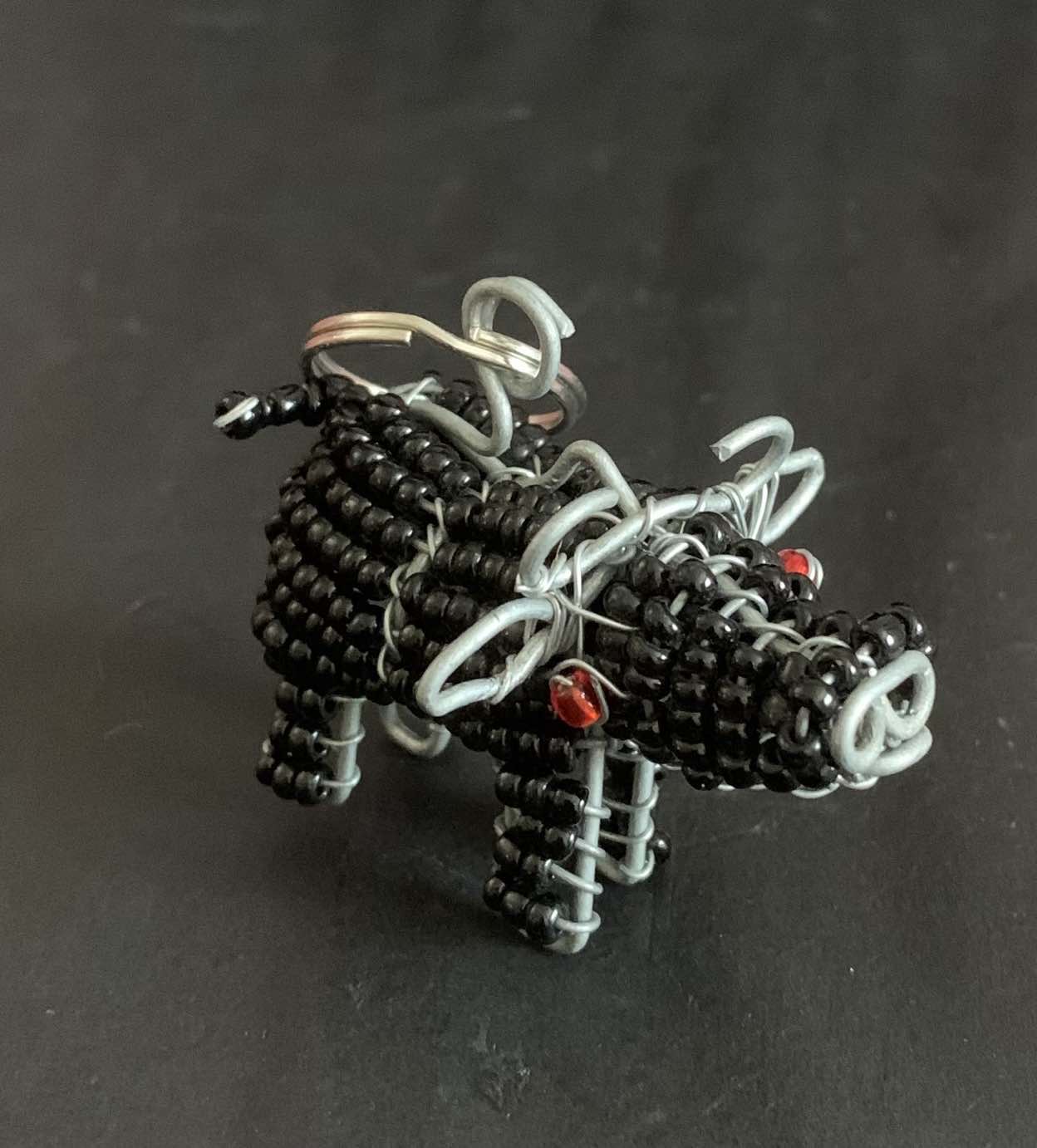 Beaded Key Ring